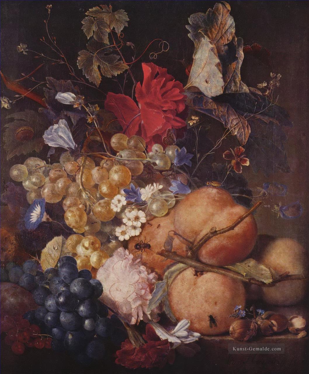 Früchte Blumen Jan van Huysum Klassisch Stillleben Ölgemälde